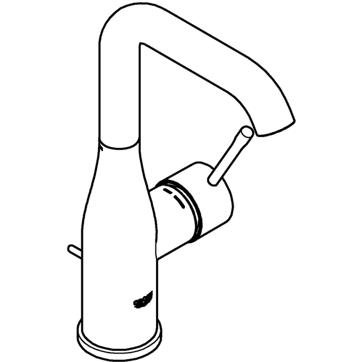 Grohe Essence håndvaskarmatur, krom