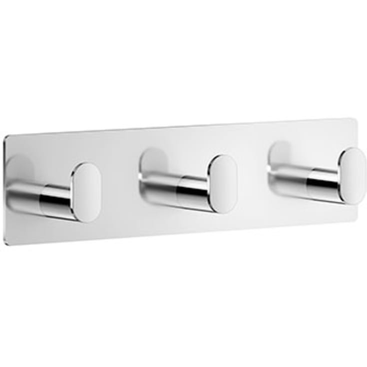 Beslagsboden Cube knagerække, krom