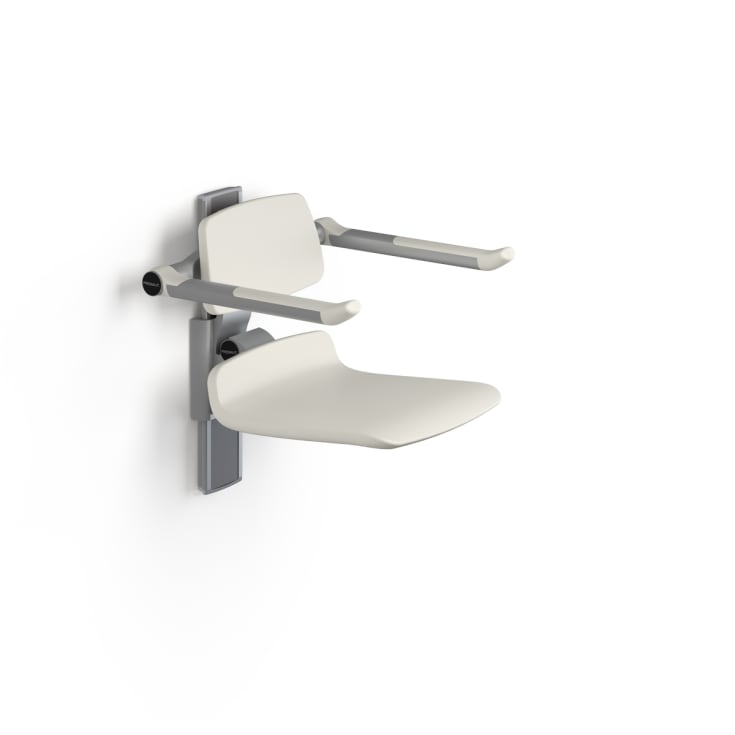 Pressalit Care Plus dusjsete 450, hvit