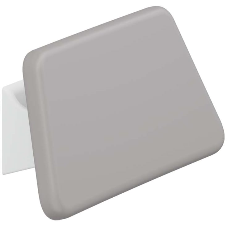 Pressalit Care Value IV ryglæn, 35,4x18 cm, grå