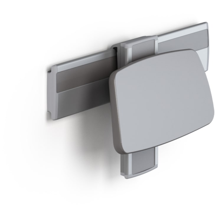 Pressalit Care Plus ryglæn, justerbart, 38,5x20,9 cm, hvid