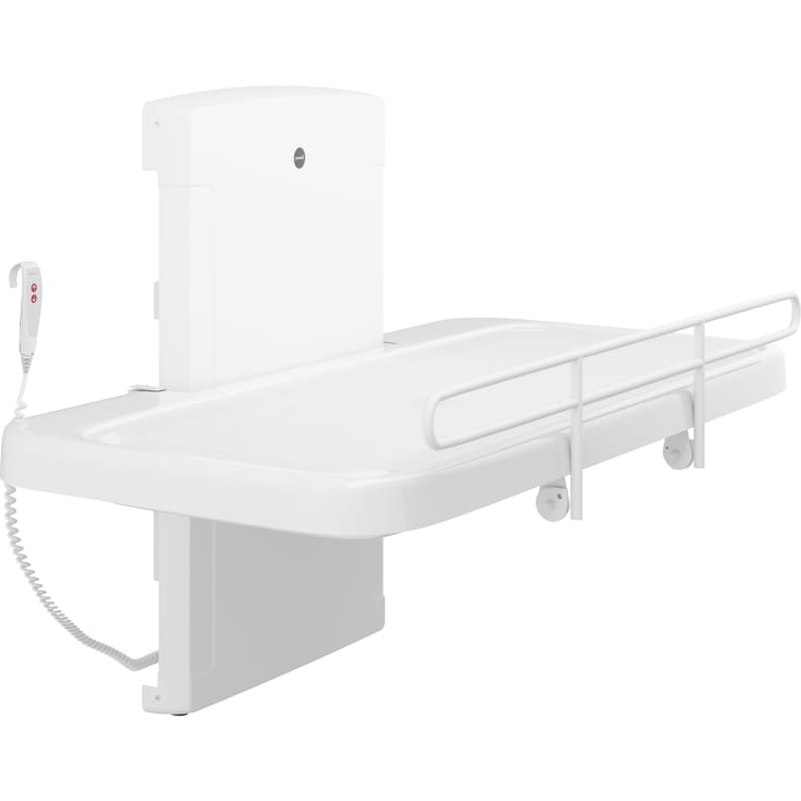 Pressalit Care SCT 2000 bruseleje, 180x91 cm, hvid