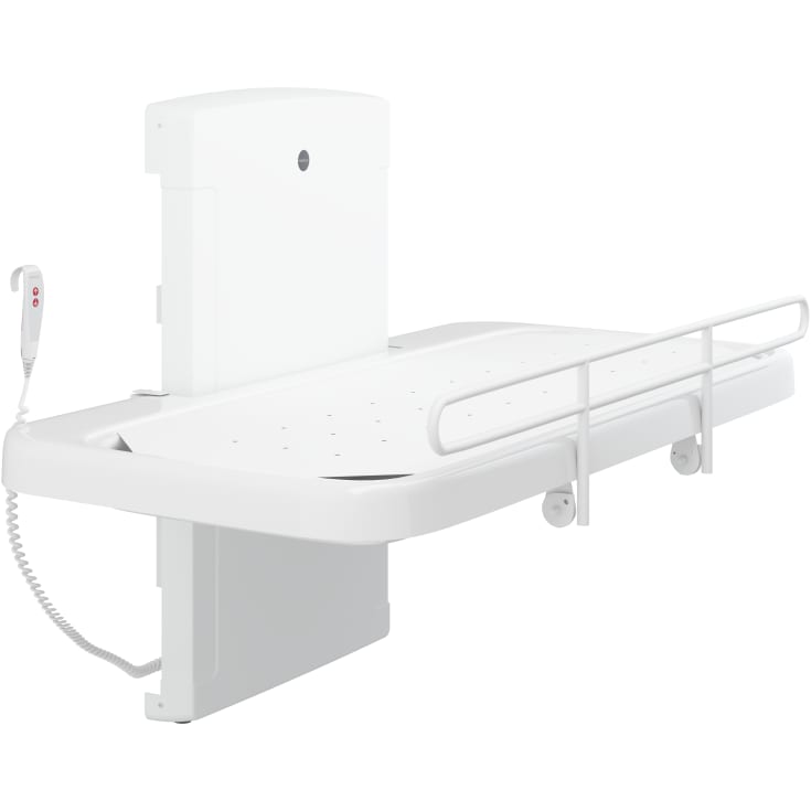 Pressalit Care SCT 2100 bruseleje, 180x91 cm, hvid