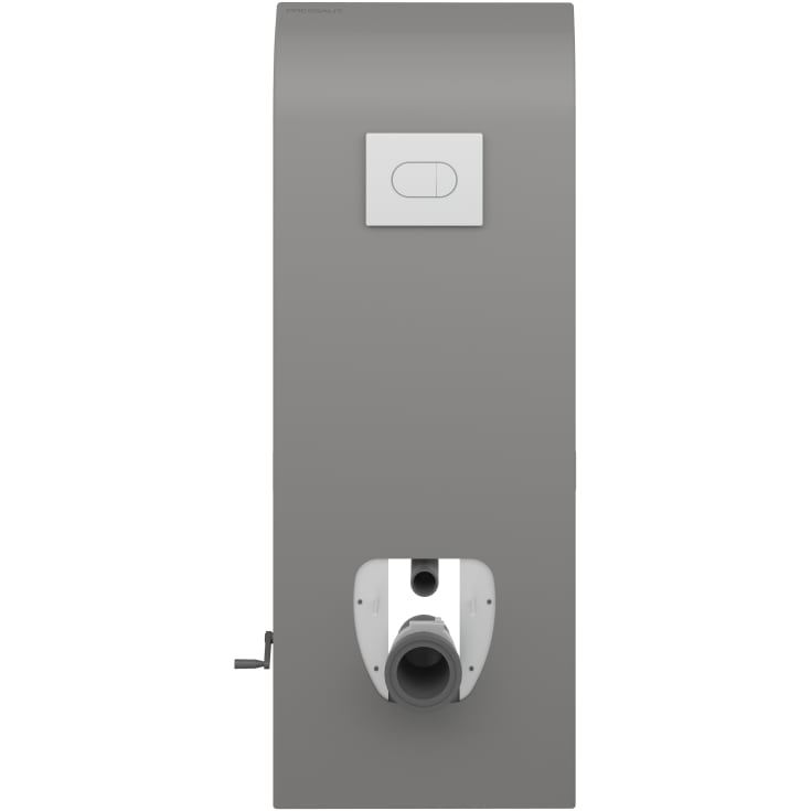 Pressalit Care Select TL3 toalettløfter, manuell, gulvsluk, grå