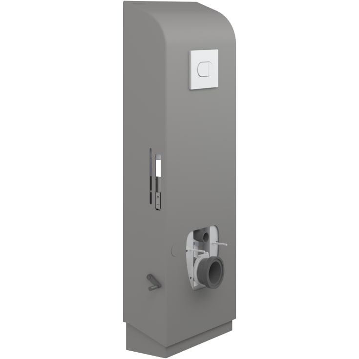 Pressalit Care Select TL4 toiletløfter, manuel, gulvafløb, grå