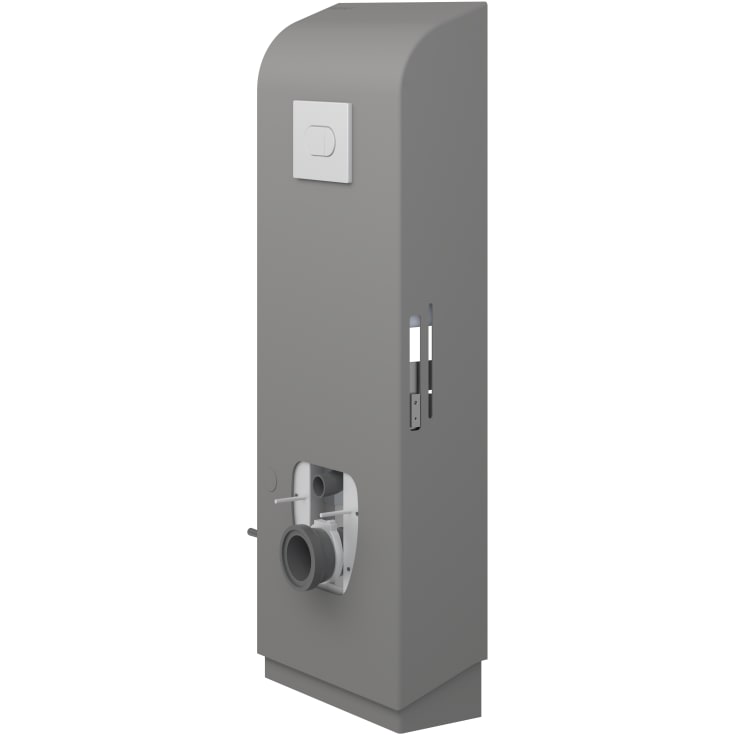 Pressalit Care Select TL4 toiletløfter, manuel, gulvafløb, grå