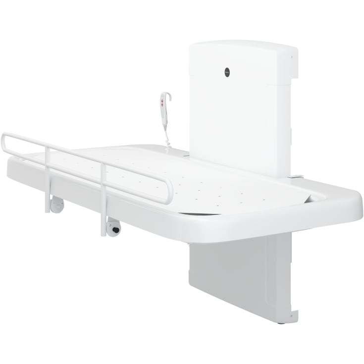 Pressalit Care SCT 2100 bruseleje, 180x91 cm, hvid