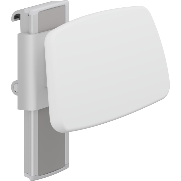 Pressalit Care Plus ryglæn, justerbart, 38,5x20,9 cm, hvid