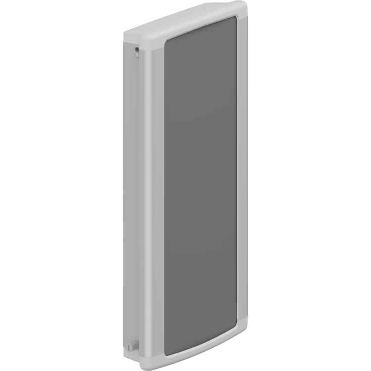 Pressalit Care Plus väggskena, 210 mm, vertikal, höger, grå