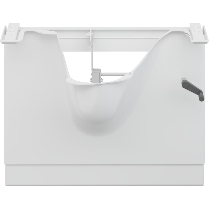 Pressalit Care Matrix vaskophæng, manuelt, højre, hvid