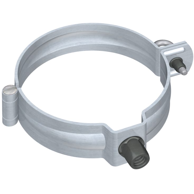 76 mm rørholder Rheinzink®, rustfri skrue,