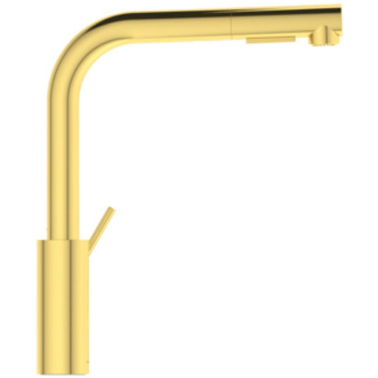 Ideal Standard Gusto køkkenarmatur, udtrækstud, børstet guld