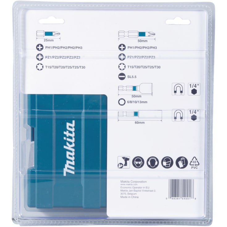 Makita bitssæt Impact Black B-66880, 35 dele