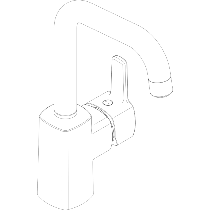 Damixa Pine håndvaskarmatur, krom