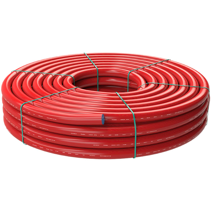 100 meter Evopipes 63 mm SDR17,6 PE-kabelrør, glat/glat, 100 m, rød