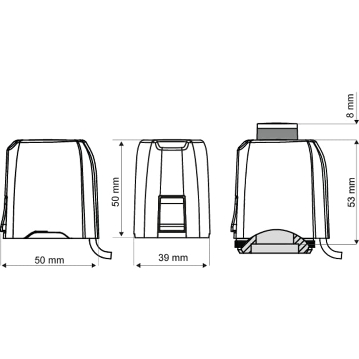 Uponor Vario S aktuator, 24V