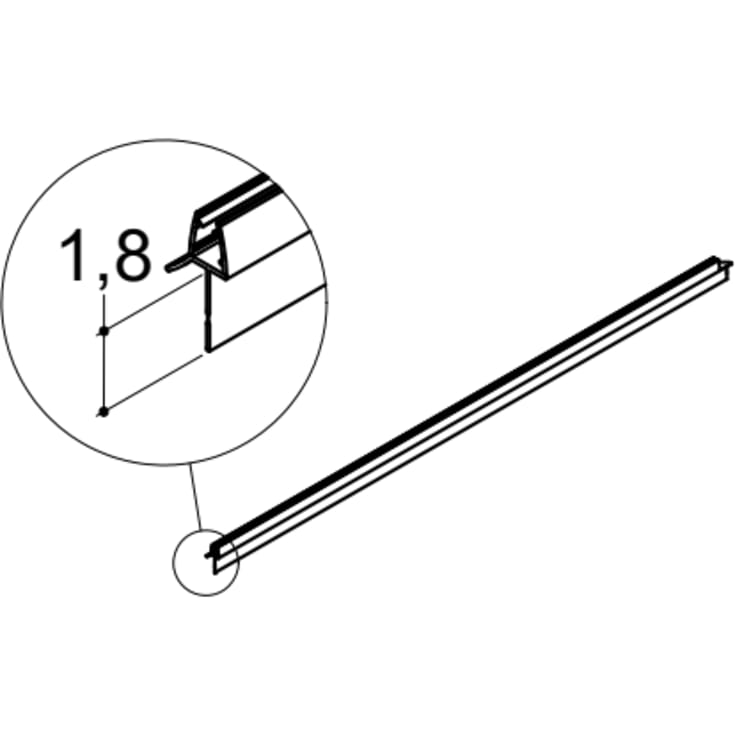 Dansani Match drypplist, 18 mm, klar