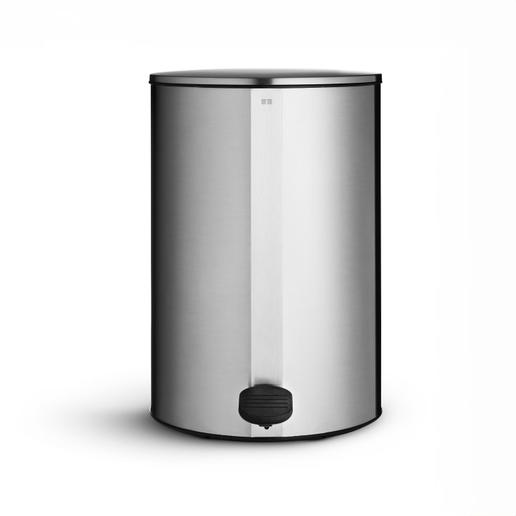 Unidrain Reframe papperskorg, 4 liter, borstat rostfritt stål