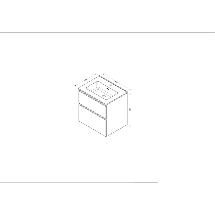 Sanibell Proline möbelpaket, 61x46,8 cm, ideal ek