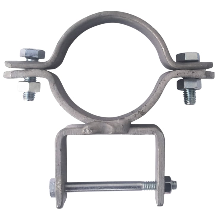 Olga monteringsbeslag fra skraldespand t/60 mm rør, galvaniseret