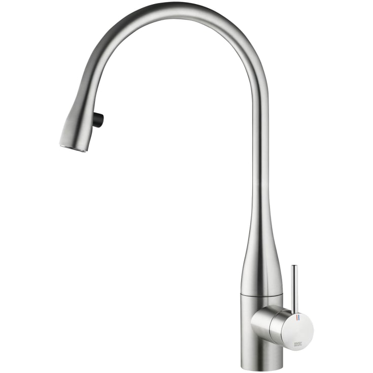 KWC Eve køkkenarmatur, udtrækstud, lys, stål