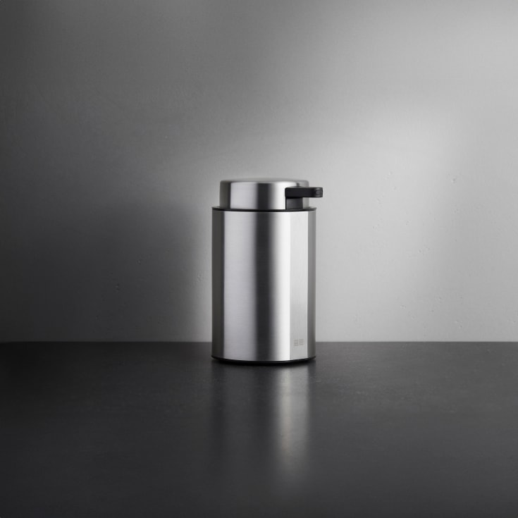 Unidrain Reframe sæbedispenser, børstet rustfrit stål