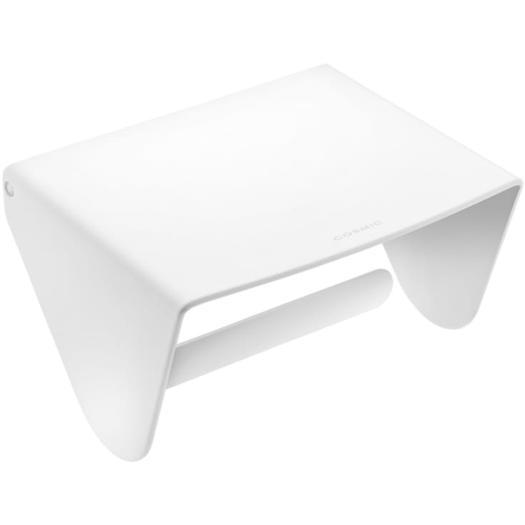 Cosmic BWC toiletrulleholder, mat hvid
