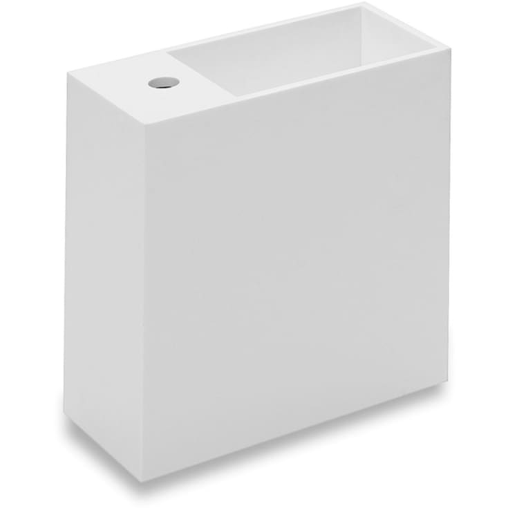 Cosmic Compact tvättställ, 40x20 cm, matt vit