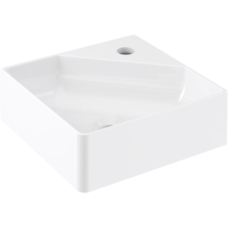 Cosmic Fancy håndvask, 30x30 cm, hvid