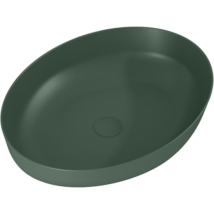 Cosmic Wish håndvask, 52x39,5 cm, mat grøn