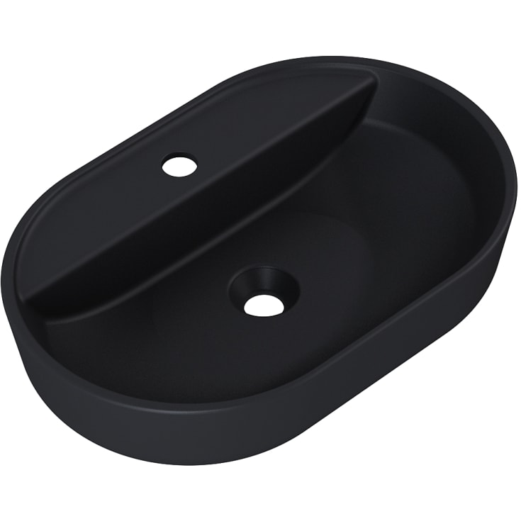 Cosmic Wish håndvask, 62x41 cm, mat sort