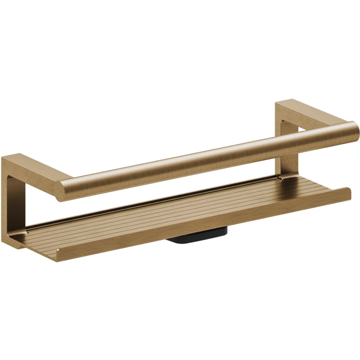 Cosmic Architect S+ duschhylla med duschskrapa, borstad guld
