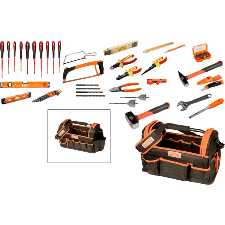Bahco elektriker lærlingesæt med 66 dele