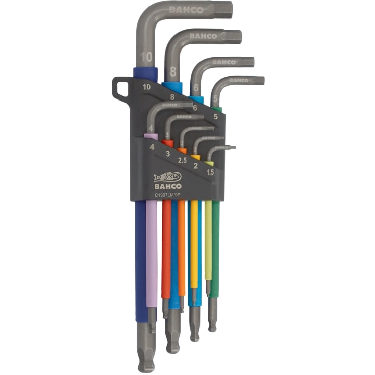 Bahco Unbrakonøkkelsett 1,5–10 mm med kule