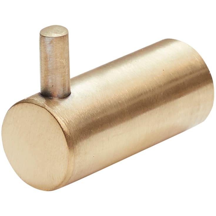 Cassøe A1 håndklædekrog, børstet messing