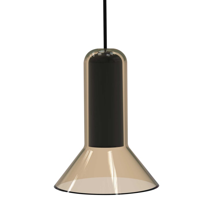 Corpa Bass Pendel champagne GU10 max 9W, Håndblæst glas