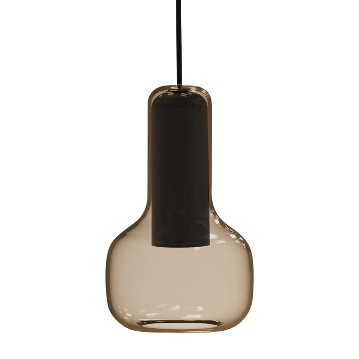 Corpa Iris S Anheng champagne GU10 max 9W, Håndblåst glass