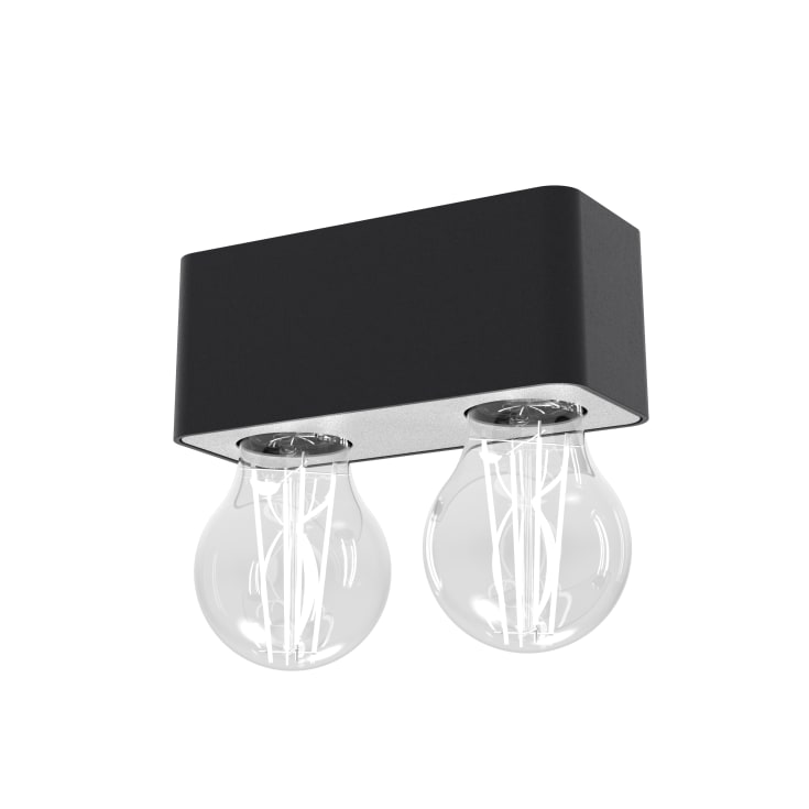 Tupaq SD Vägg-/taklampa svart/vit E27 max 7W LED