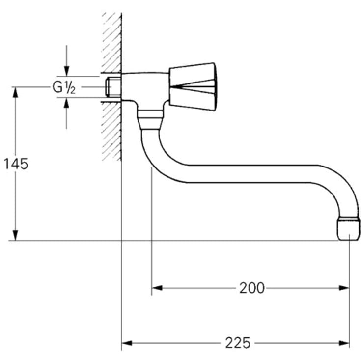 Grohe vægbeslag til Rapid SL indbygningsmoduler (2 stk.)