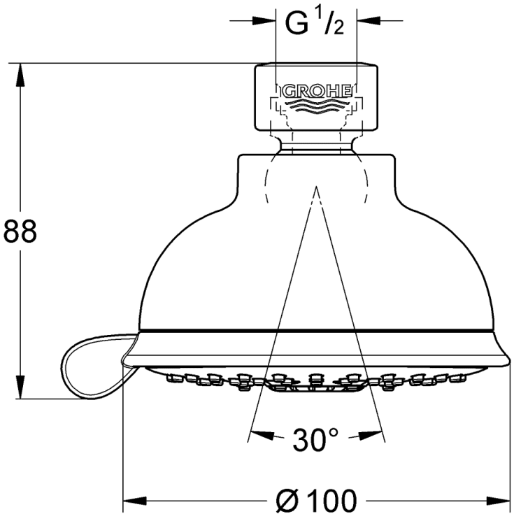Grohe luftblander M22x1 med nøgle