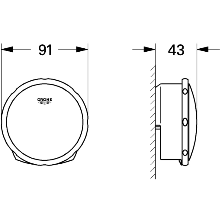 Grohe tria greb 1/2" - Kold