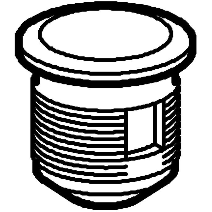 Grohe Dal Trykknap T/Cisterne M/38Mm Hul Krom