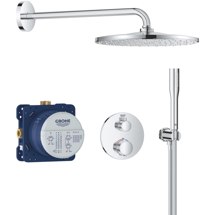 Grohe Precision Vitalio duschset, vattenbesparande, krom