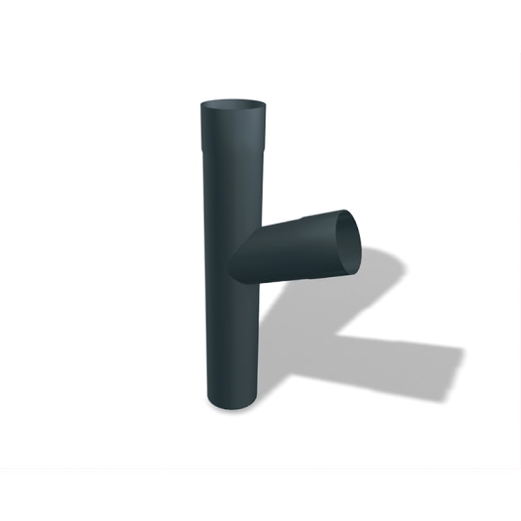 PrefaGrenrør 72 Gr 80 X 80 Antracit P.10  72GR