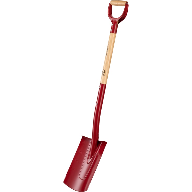 Fiskars klassisk spade, avrundet FSC