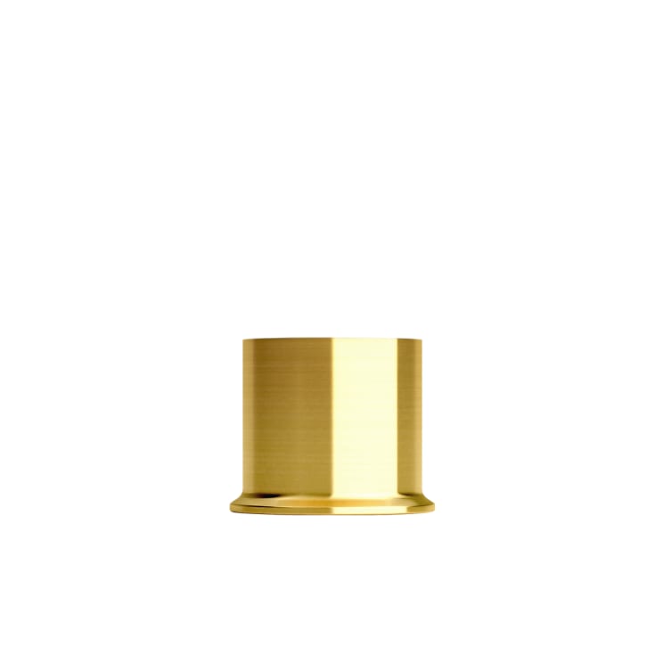 Sackit London bordlampefod, messing, 5 cm