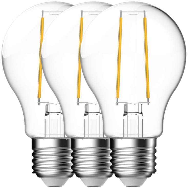 Nordlux E27 standardlampa, 4W, 4000K, 3 st.