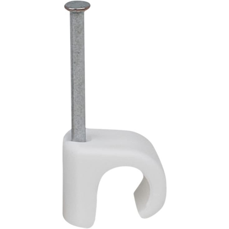 100 stk Clips 8-12/30 mm hvid (100)