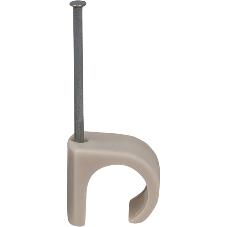 100 stk Tillex kabelclips 14-20/45 mm, rund, grå