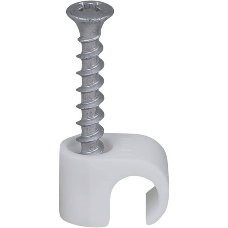 1000 stk Skrue Clips CS-C4 10-14 PH2 Hvid (100)